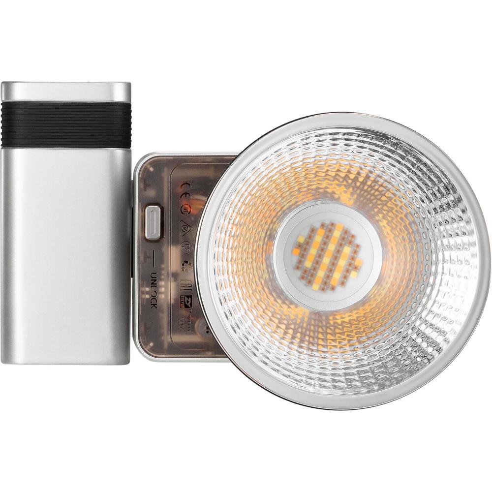 Zhiyun MOLUS X60RGB Monolight Pro Kit - Luz LED RGB Compacta, 2700-6500K, CRI 95, TLCI 98,