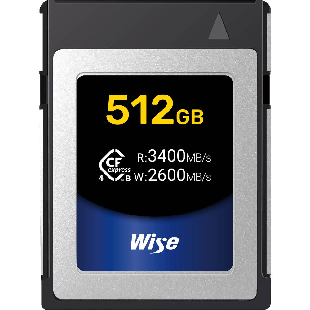 Wise Advanced Tarjeta de Memoria CFexpress 4.0 Type B 512GB - Velocidades de Lectura hasta