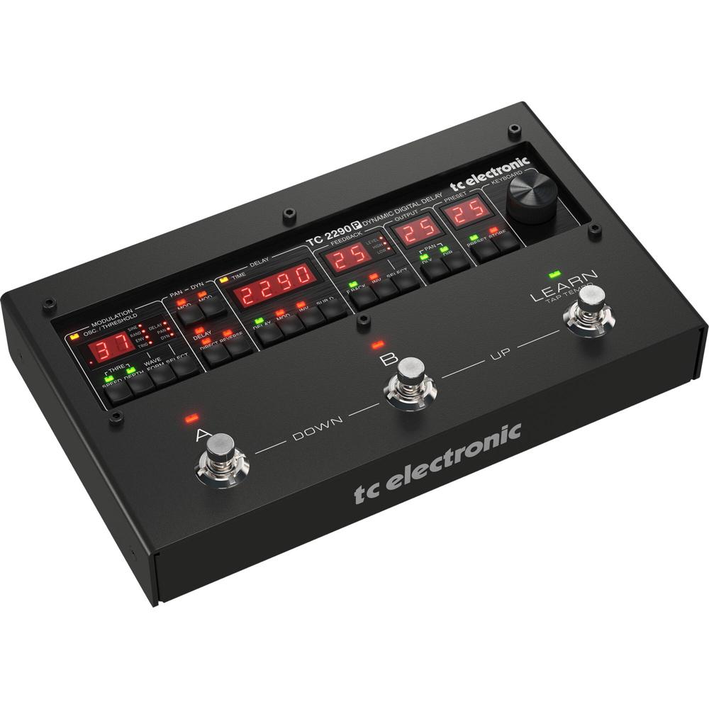 TC Electronic Pedal de Delay Digital 2290 P con Modulación, 128 Presets y MIDI I/O