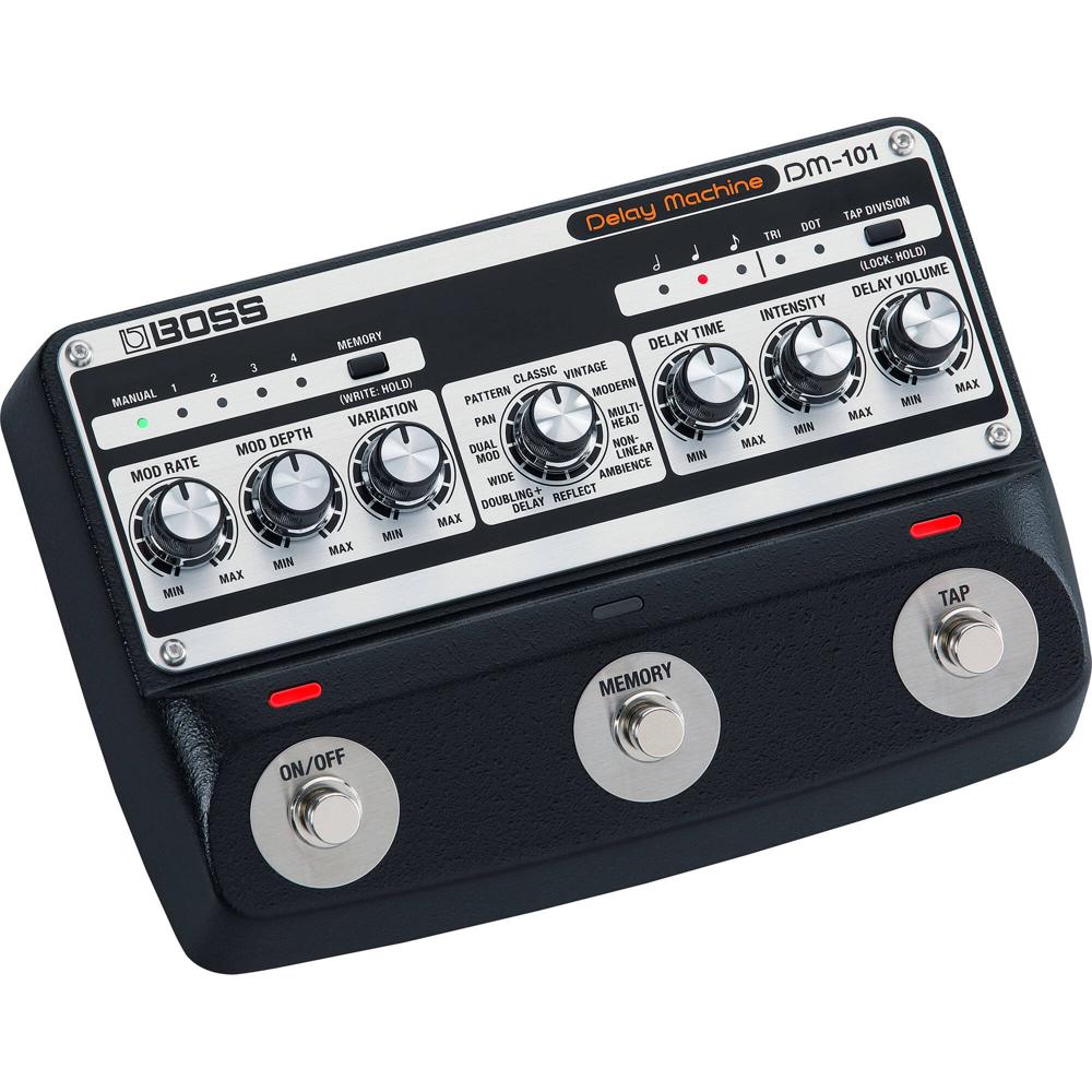 BOSS Pedal de Efecto DM-101 Delay Machine - Delay Analógico con 12 Modos, 127 Memorias y