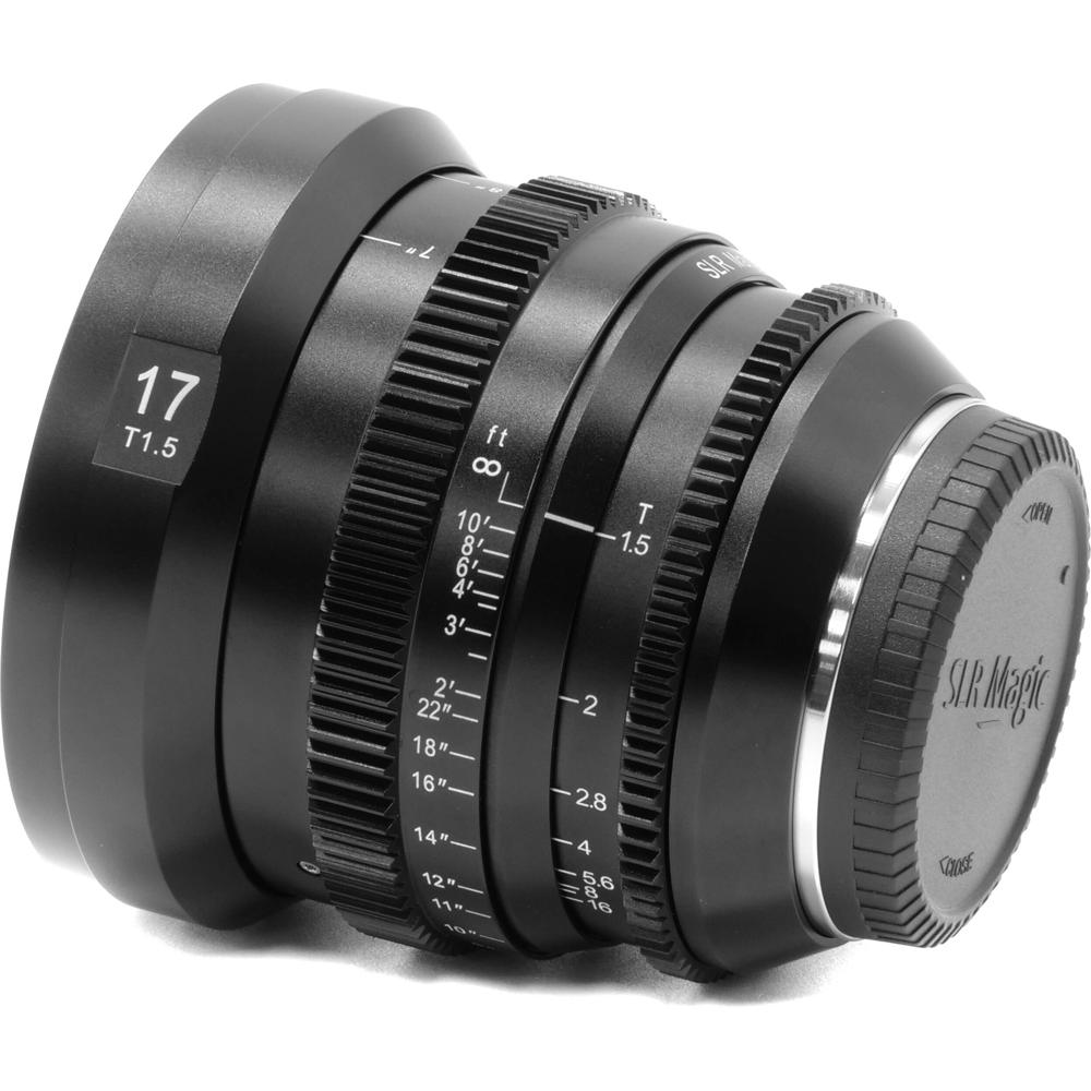 SLR Magic MicroPrime CINE 17mm T1.5 para FUJIFILM X - Lente Compacta para Super35/APS-C, A