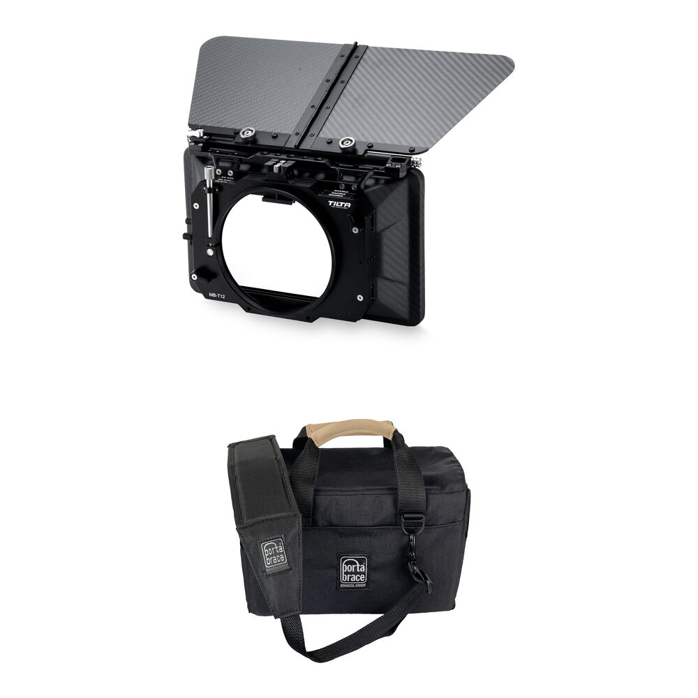 Tilta Matte Box MB-T12 114mm con Funda de Transporte - Tres Bandejas para Filtros 4 x 5.65