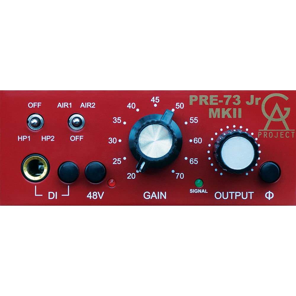 Golden Age Project PRE-73 Jr MKII Preamplificador de Micrófono Vintage con Ganancia de 20