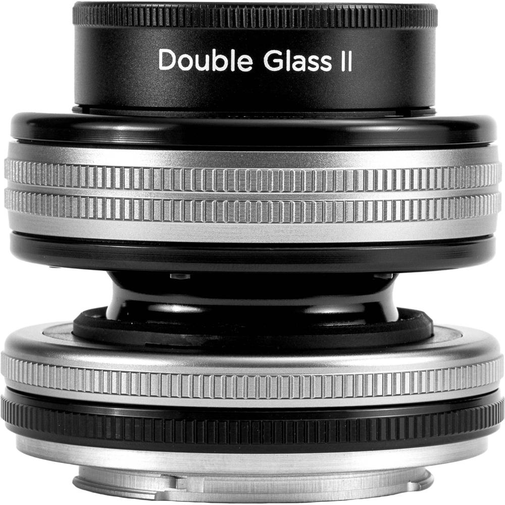 Lensbaby Composer Pro II con Óptica Doble Cristal II (Nikon Z) - Cuerpo Metálico, Enfoqu