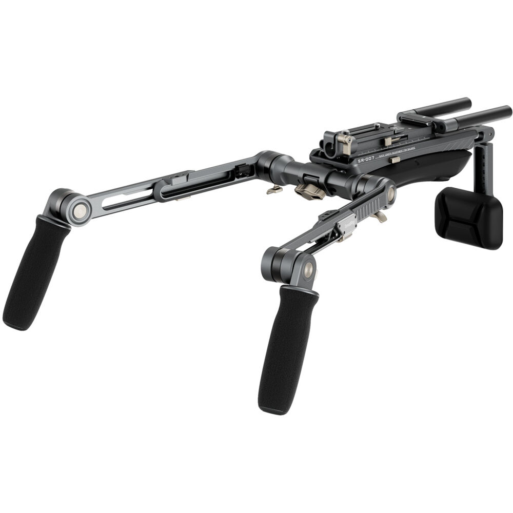 SmallRig SR007 HawkLock Shoulder Rig Pro - Soporte de Hombro Ergonómico con Placa Rápida