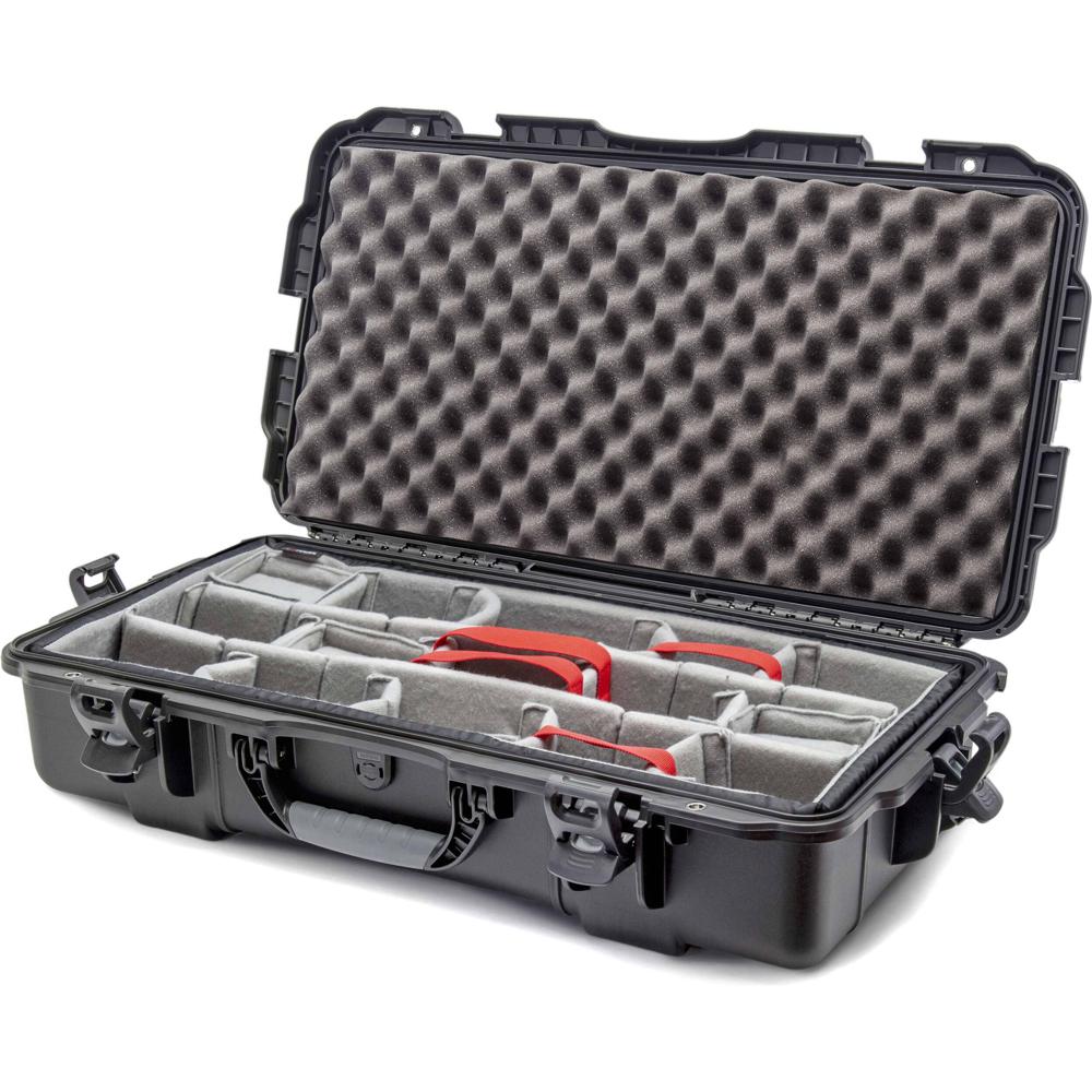 Nanuk 980 Maleta Dura Negra 36L con Inserto de Divisores Acolchados