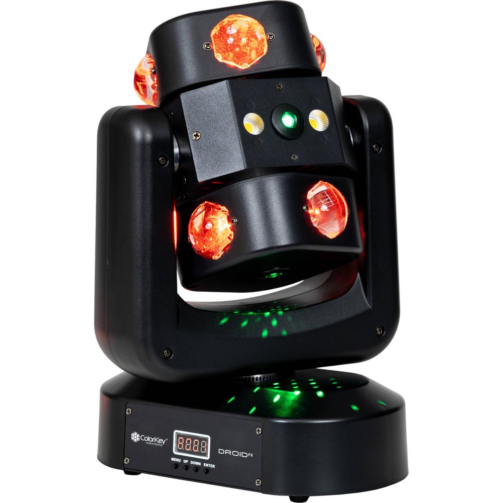 ColorKey Droid FX Cabezal Móvil Multiefecto con LEDs RGBW y Lásers