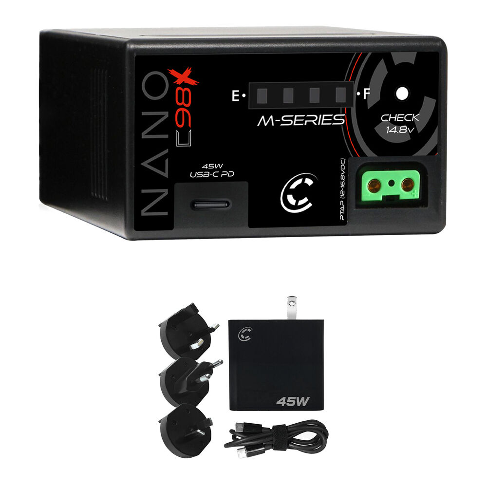 Core SWX NANO-C98X Batería BP-A Tipo con Cargador Rápido USB-C de 45W