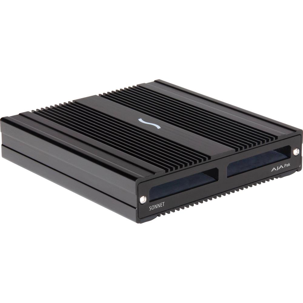 Sonnet Lector de Tarjetas Pro AJA PAK SF3 Series - 2 Bahías, Thunderbolt 3, Transferencia
