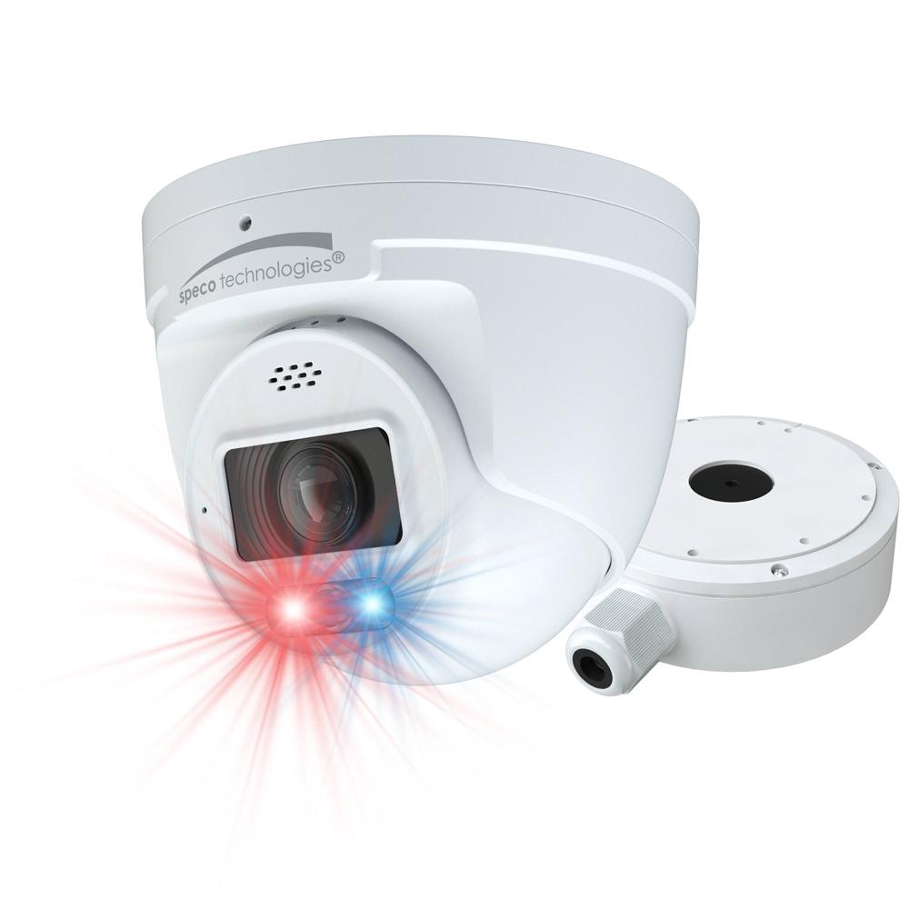 Speco Technologies Cámara Turret de Red Exterior O4TDD2M 4MP con Visión Nocturna, Lente