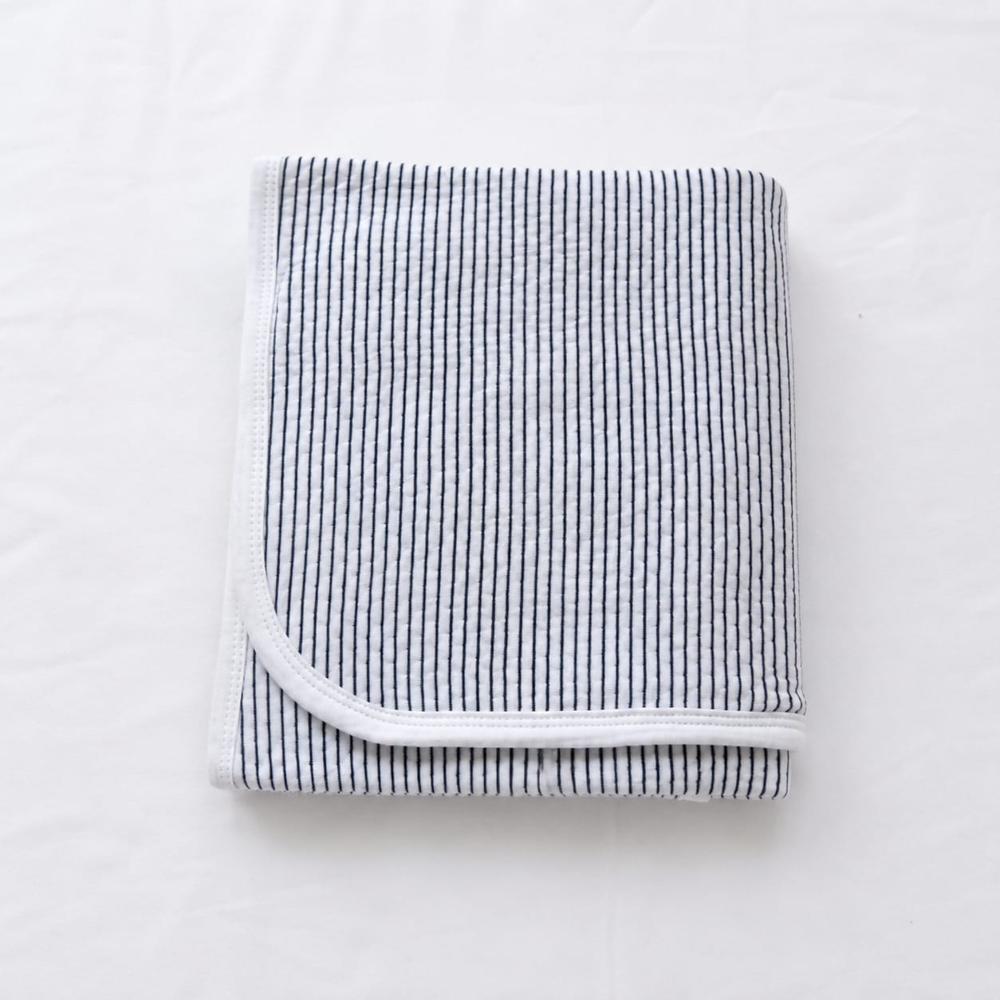 Manta Moms Cottons Rayas Azules