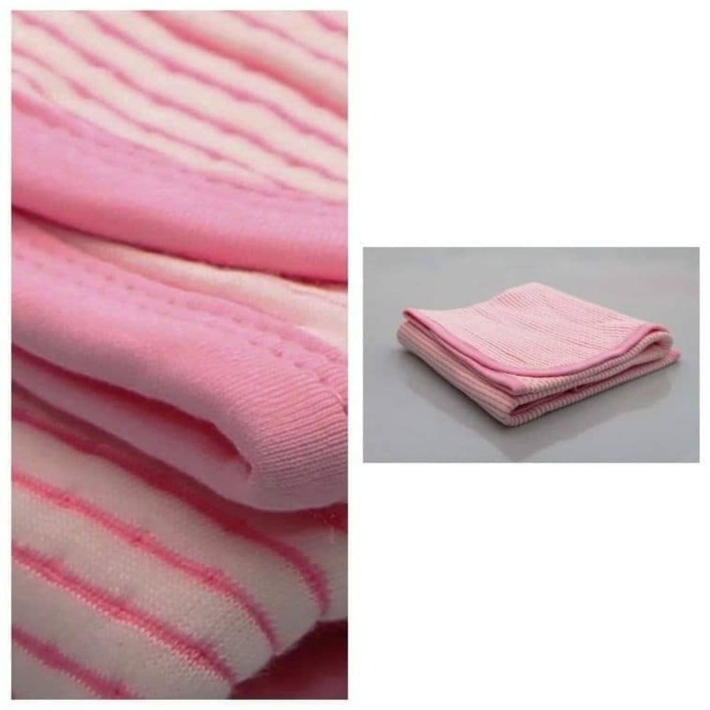 Manta Moms Cottons Rayas Rosa