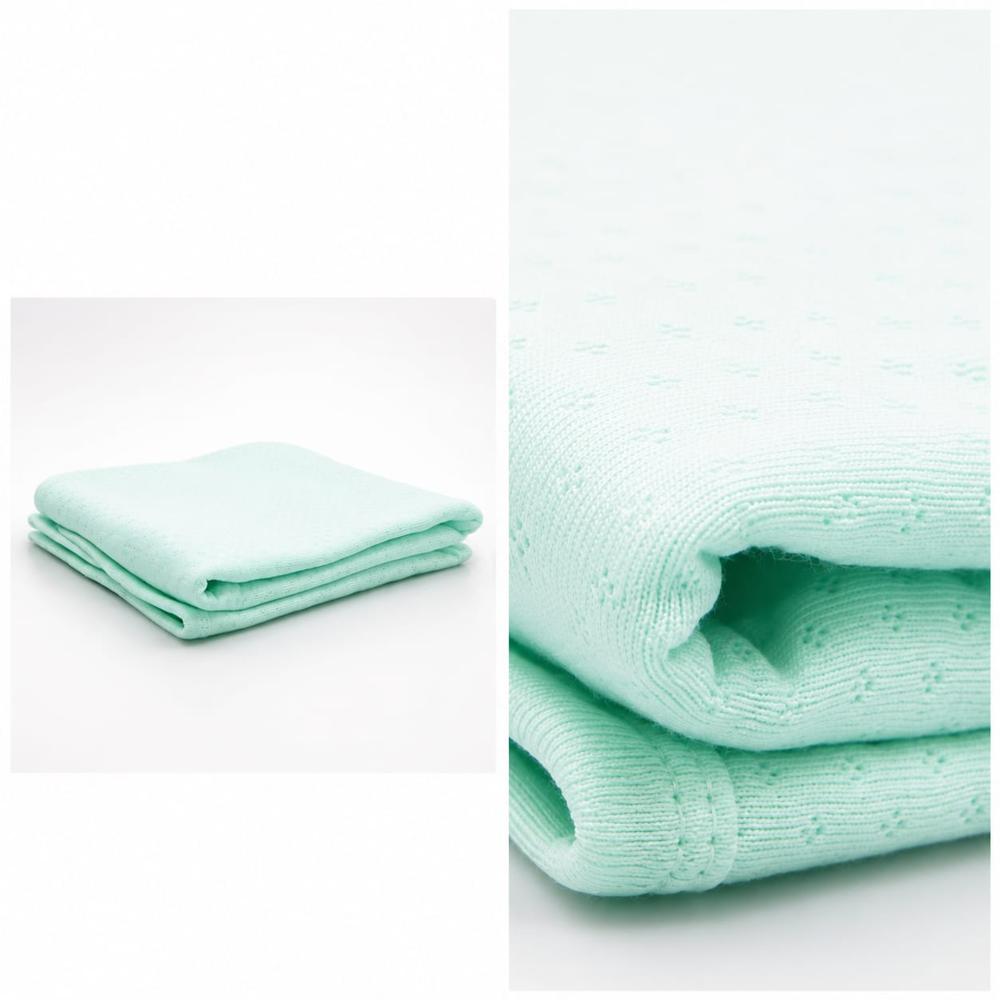 Manta Moms Cottons Verde Agua