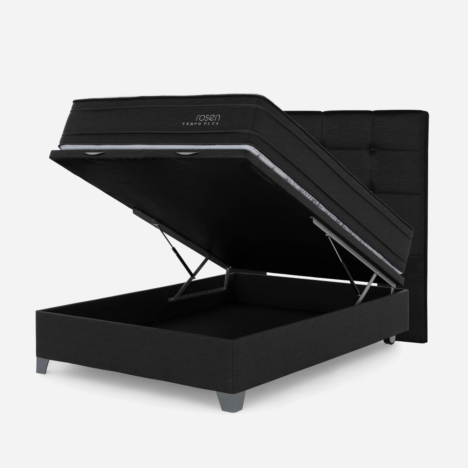 Dormitorio Boxet Tempo Plus Issey Grafito 2 Plazas