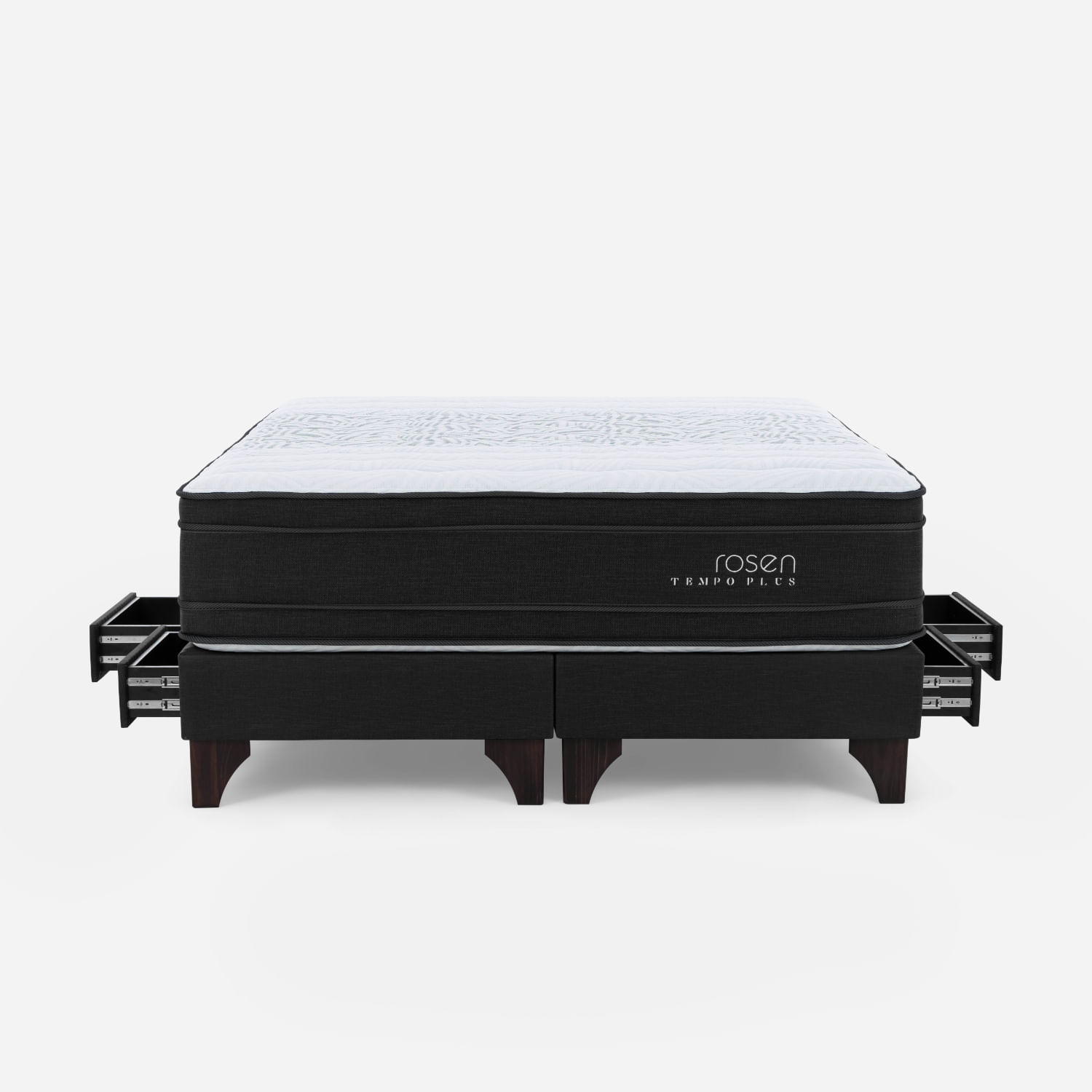 Cama con Cajones Tempo Plus Grafito Queen
