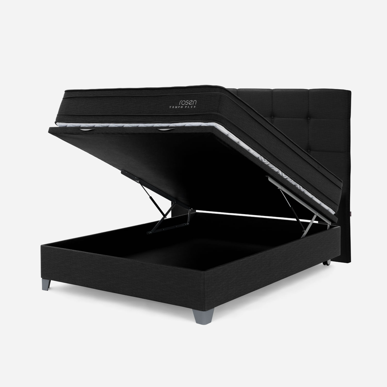 Dormitorio Boxet Tempo Plus Issey Grafito Queen