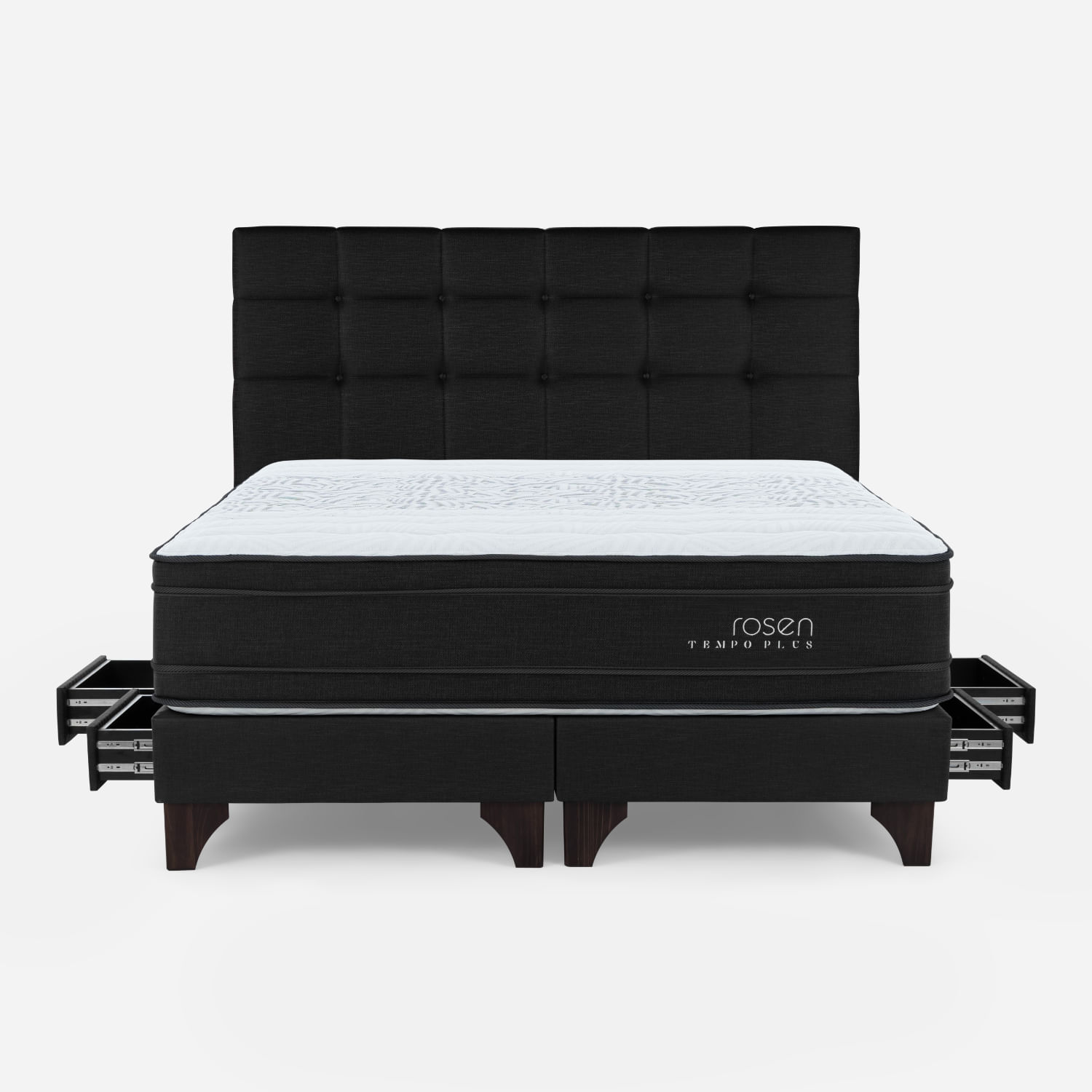 Dormitorio con Cajones Tempo Plus Issey Grafito King