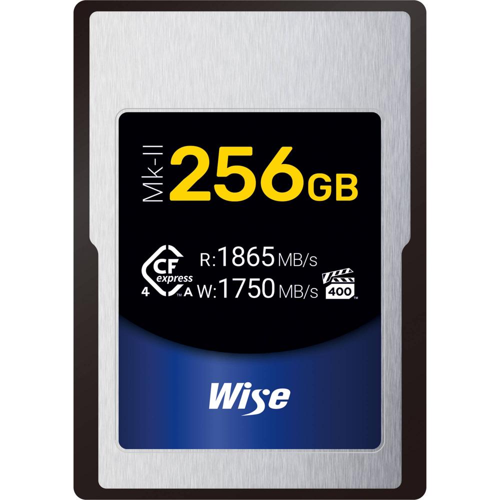 Wise Advanced CFexpress 4.0 Type A 256GB - Velocidades de Lectura 1865 MB/s y Escritura 17