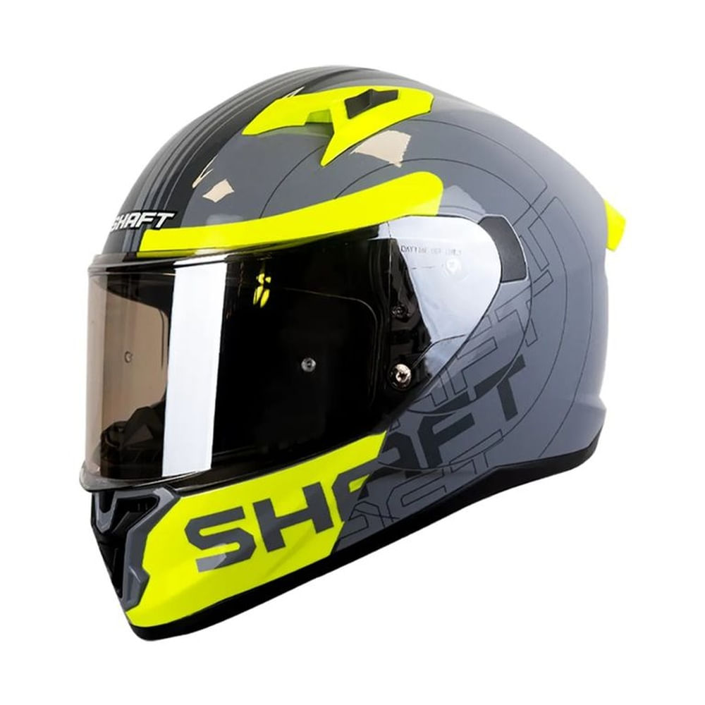 Casco Integral SHAFT 522SP Dopp Gris Talla L Certificado ECE 22.06 para Moto Seguridad Protección Gris