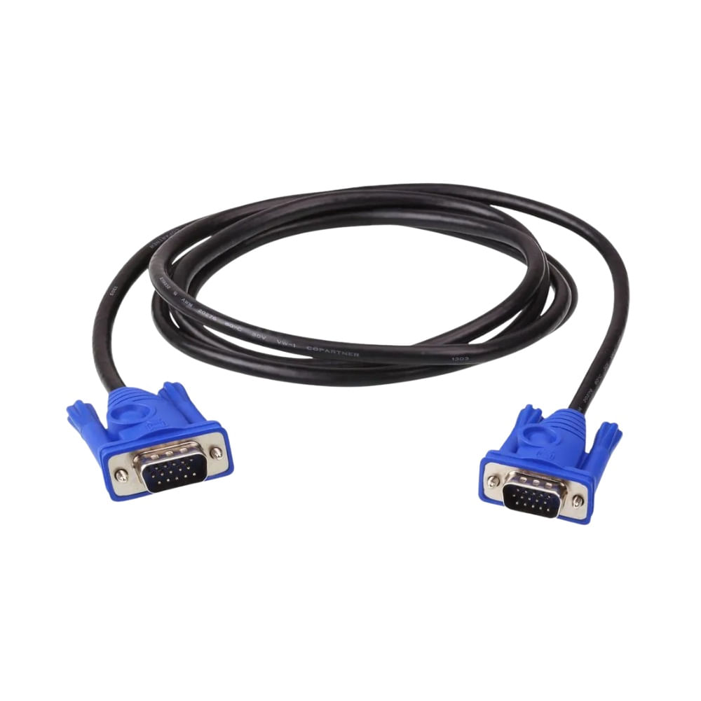 Cable Vga A Vga 1.5mt 15 Pines C Doble Filtro Macho A Macho