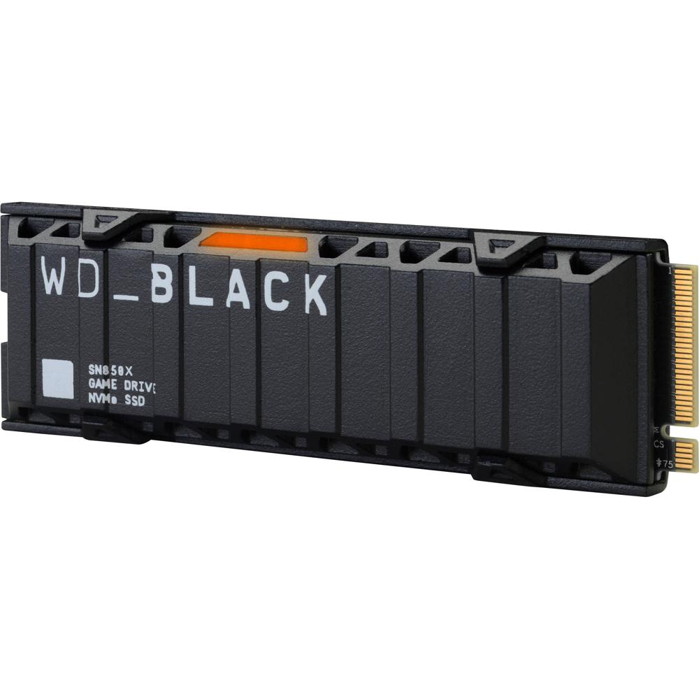WD_BLACK SN850X SSD 2TB M.2 2280 PCIe 4.0 con Heatsink - Hasta 7300 MB/s Lectura, 6600 MB/