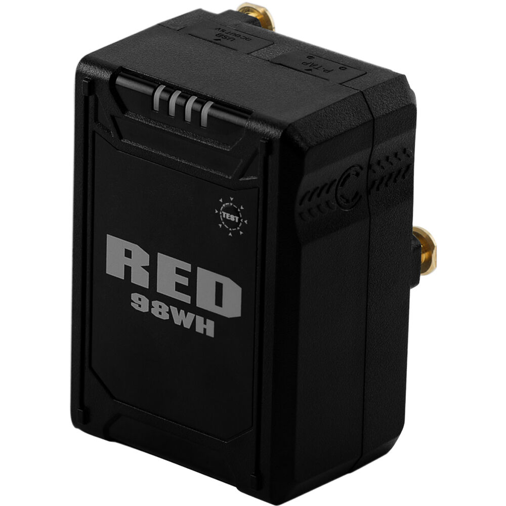 RED DIGITAL CINEMA REDVOLT MICRO-G Batería 98Wh Gold Mount - Compacta, Ligera, Compatible