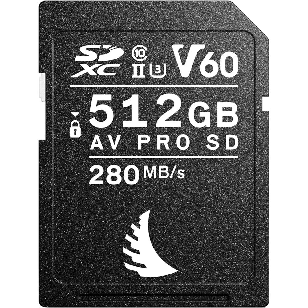Angelbird AV Pro MK2 512GB UHS-II SDXC Memory Card - 280 MB/s Lectura, 160 MB/s Escritura,