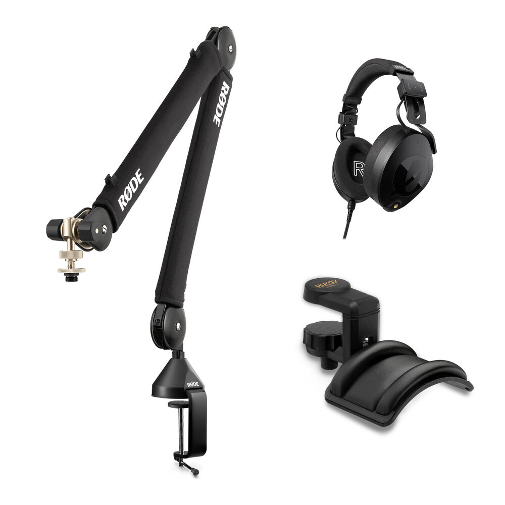 RODE PSA1+ Pro Studio Boom/Arm Kit con Auriculares NTH-100