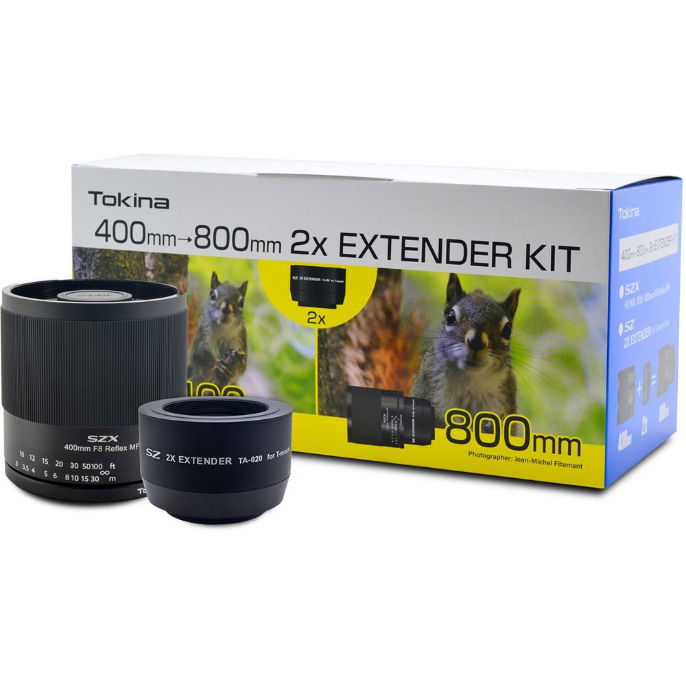 Tokina SZX 400mm f/8 Reflex MF Lens con Extensor 2x para Nikon F - Teleobjetivo Catadiópt