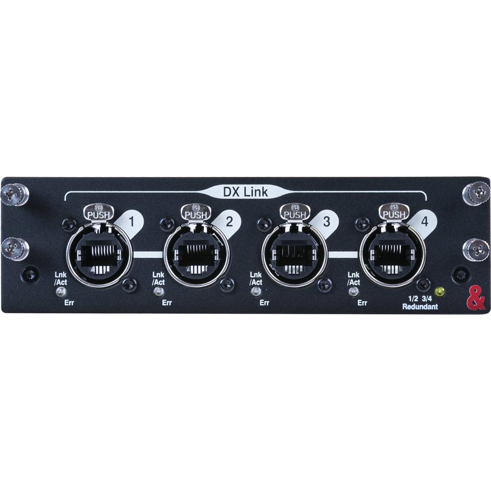 Allen & Heath DX Link Tarjeta de Interfaz de Red para Sistemas dLive y Avantis - 4 Puertos