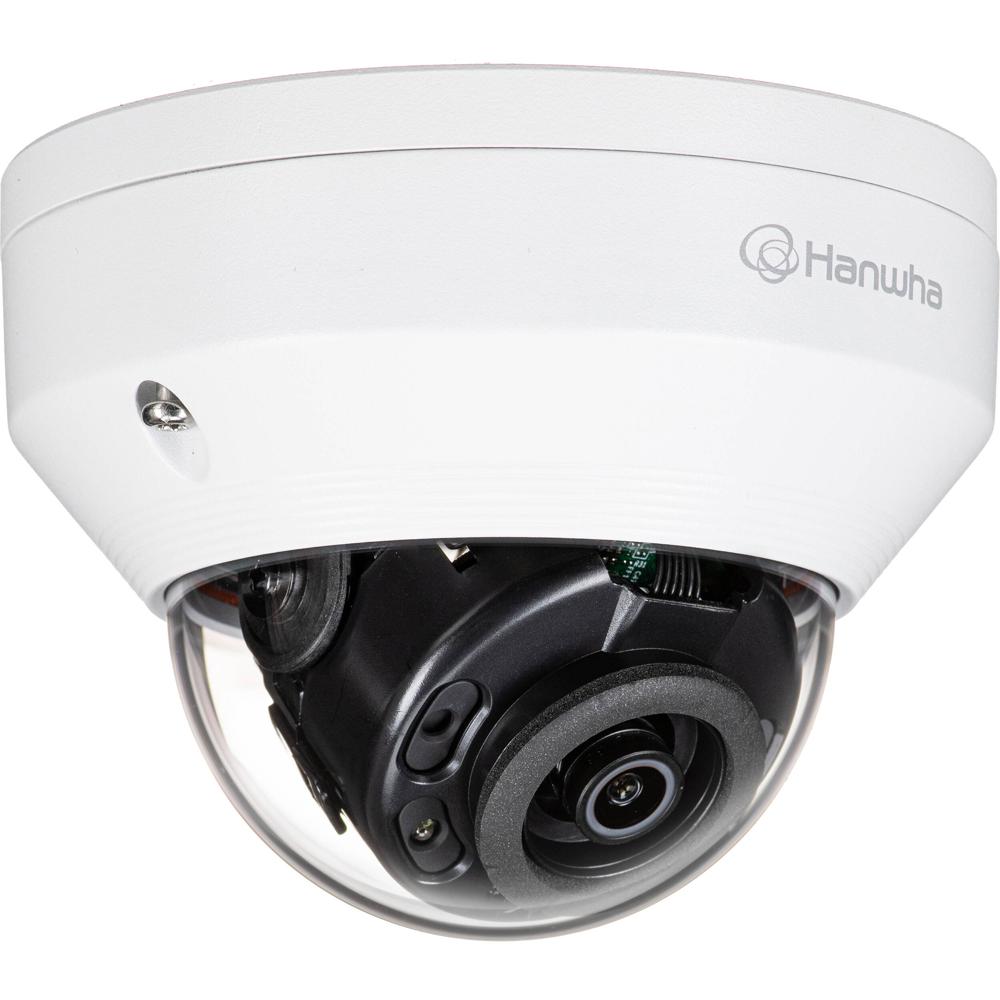 Hanwha Vision QNV-7022R Cámara Dome de Red 4MP con Visión Nocturna, IP66, IK10, Lente Fi