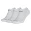 Medias Deportivas Unisex Nike Dri-FIT Cushion No-Show Pack de 3 Blanco