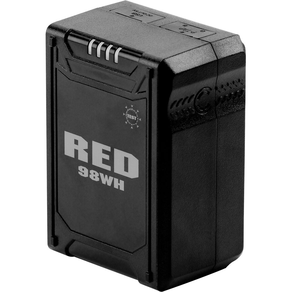 RED DIGITAL CINEMA REDVOLT MICRO-V Batería 98Wh V-Mount, Compacta y Ligera, Soporta hasta