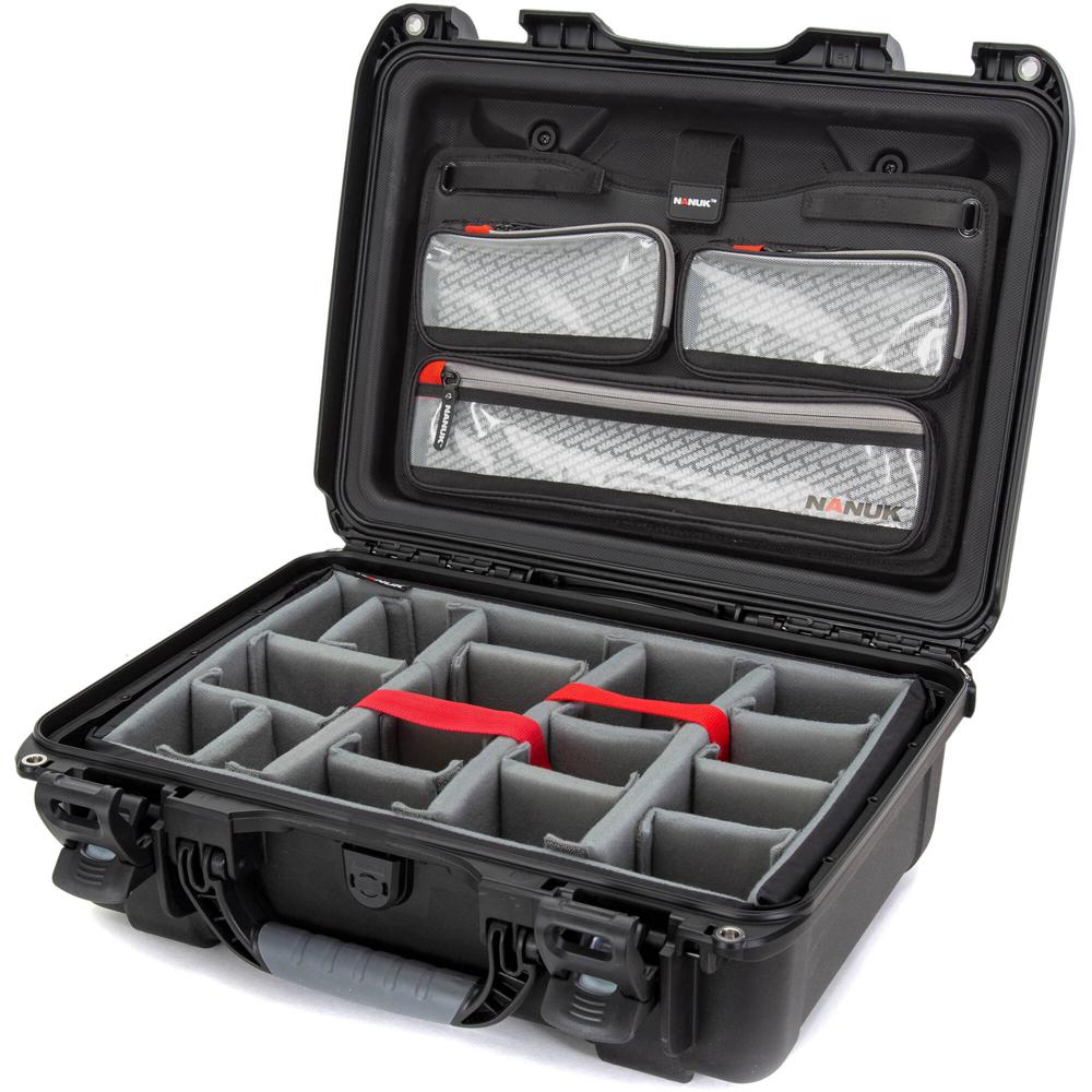 Nanuk 925 Estuche Duro con Kit Pro para Fotografía - Impermeable, 21L, Divisores Personal