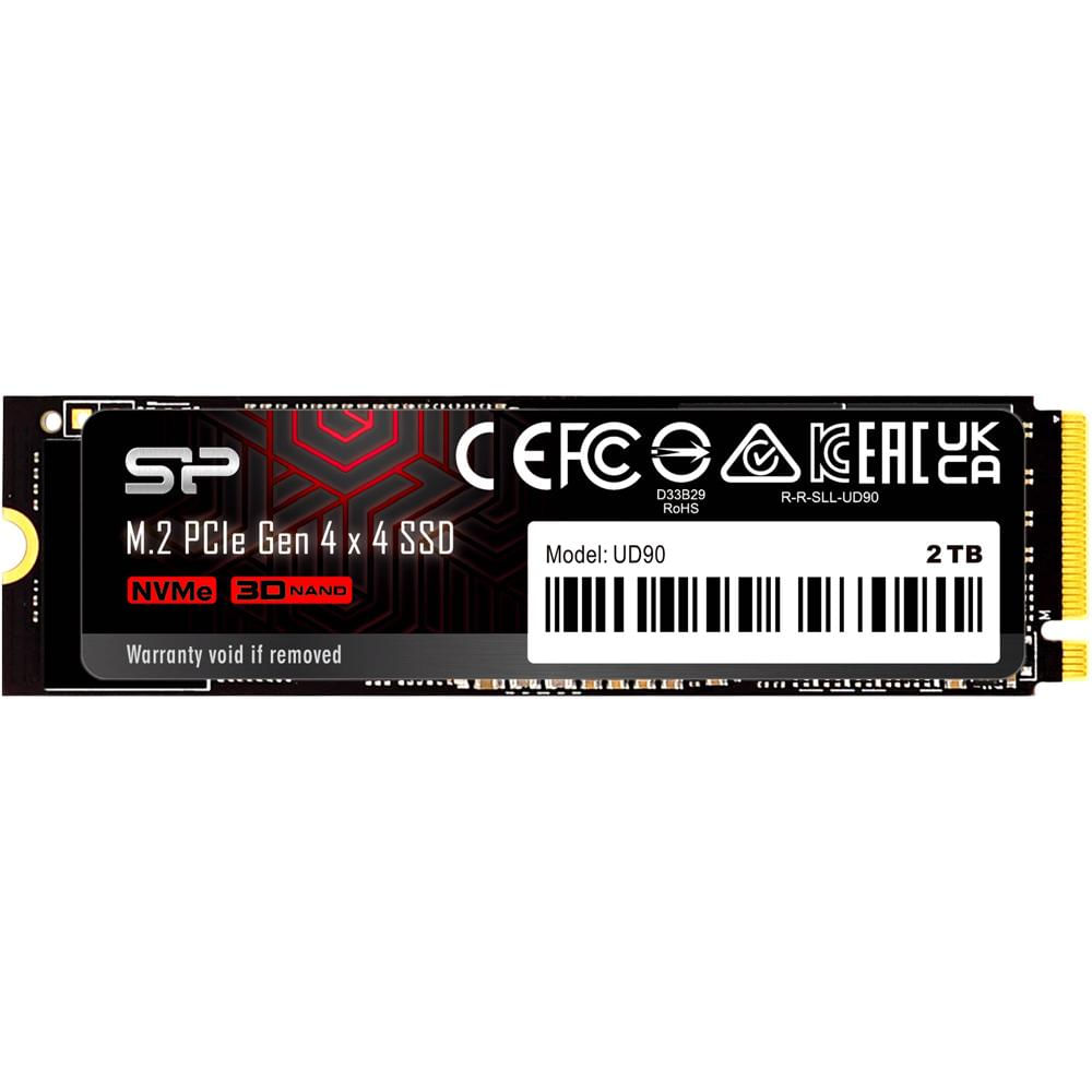 Silicon Power SSD Interno 2TB UD90 NVMe PCIe 4.0 M.2 - Lectura hasta 5000 MB/s, Escritura