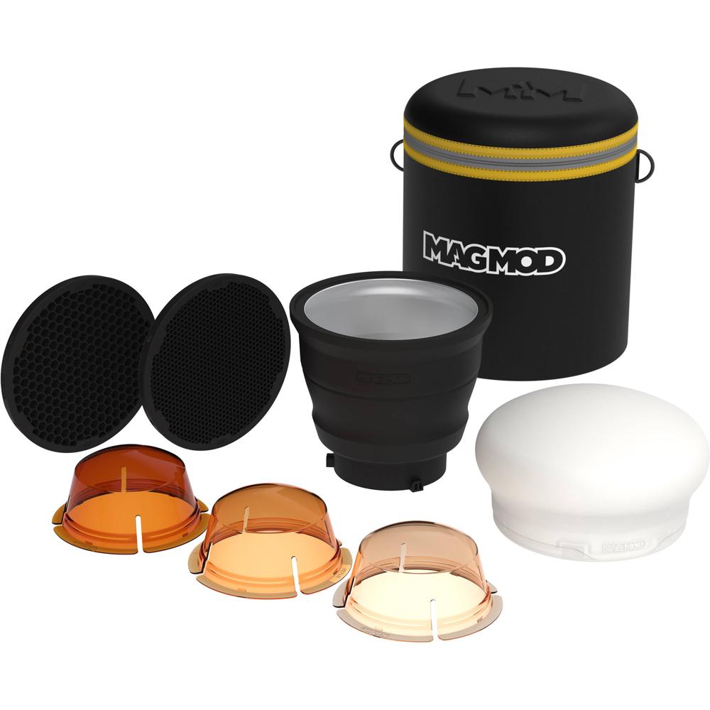 MagMod Kit Profesional de Estroboscopios XL - Reflector XL, MagSphere XL, MagGrids XL 20°