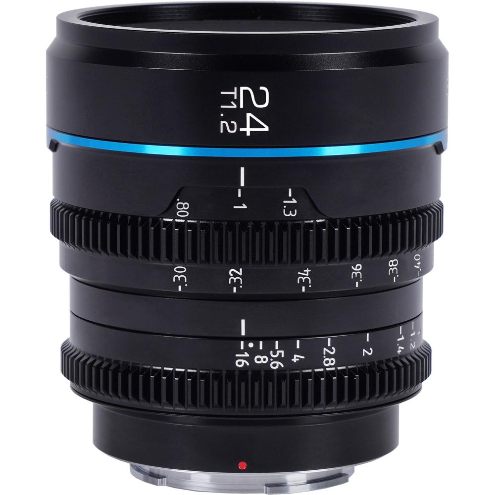 Sirui Night Walker 24mm T1.2 S35 Lente Cine X-Mount - Apertura T1.2, Diseño Compacto, 12