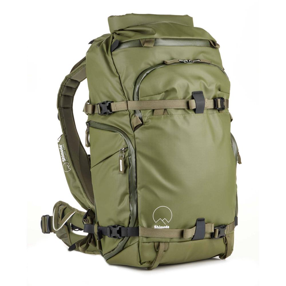 Shimoda Designs Action X30 V2 Backpack Verde 30L con Compartimento Padded Core Unit, Sopor