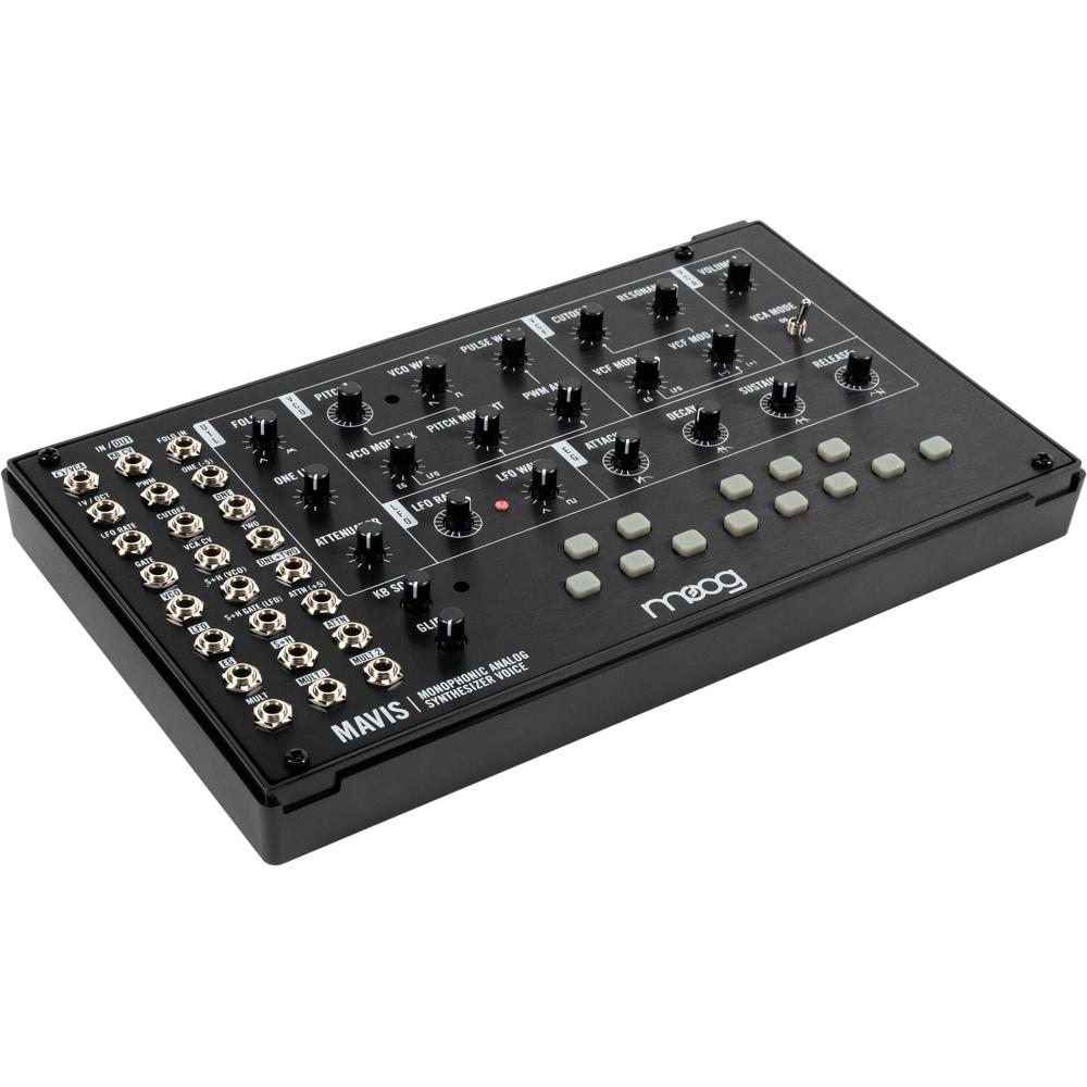 Moog Mavis Sintetizador Analógico Kit - Oscilador VCO, Filtro Low-Pass de 24 dB, Teclado