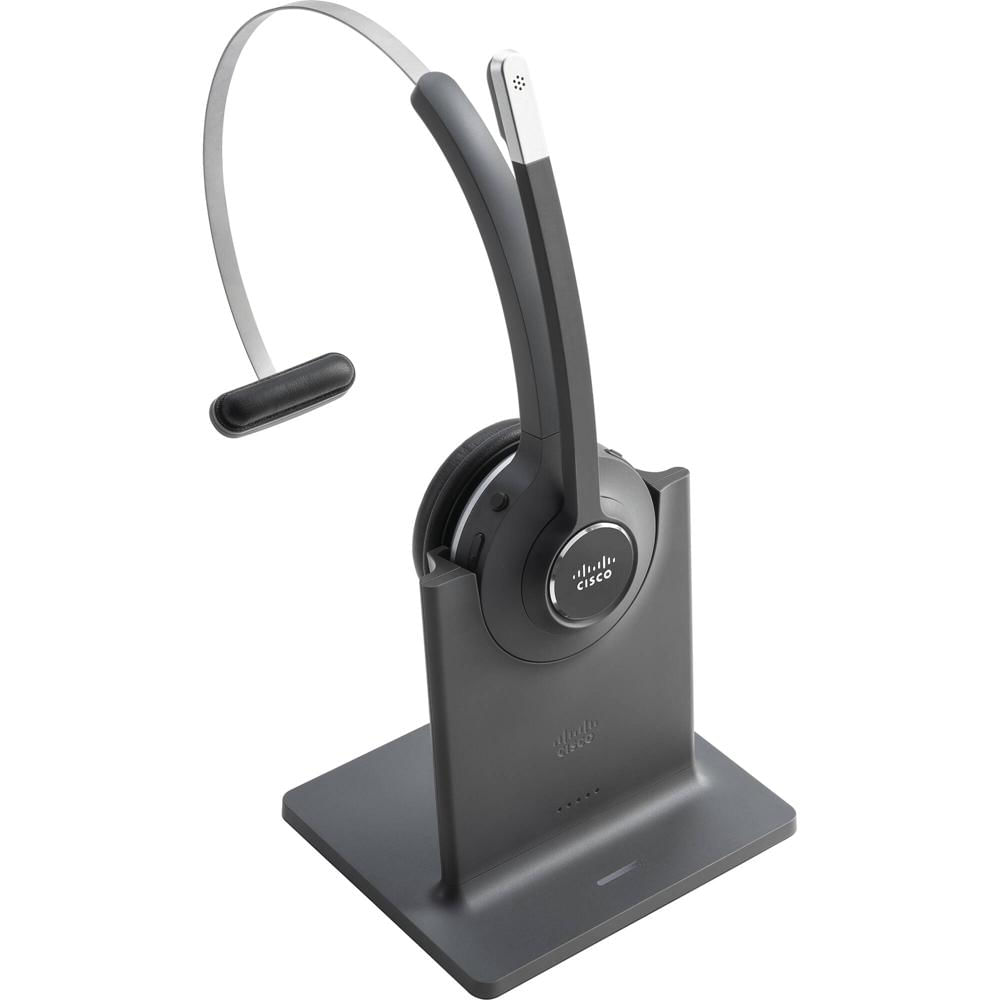 Cisco Headset 561 Wireless Monaural DECT 6.0 con Micrófono Ajustable y Controles en el Au