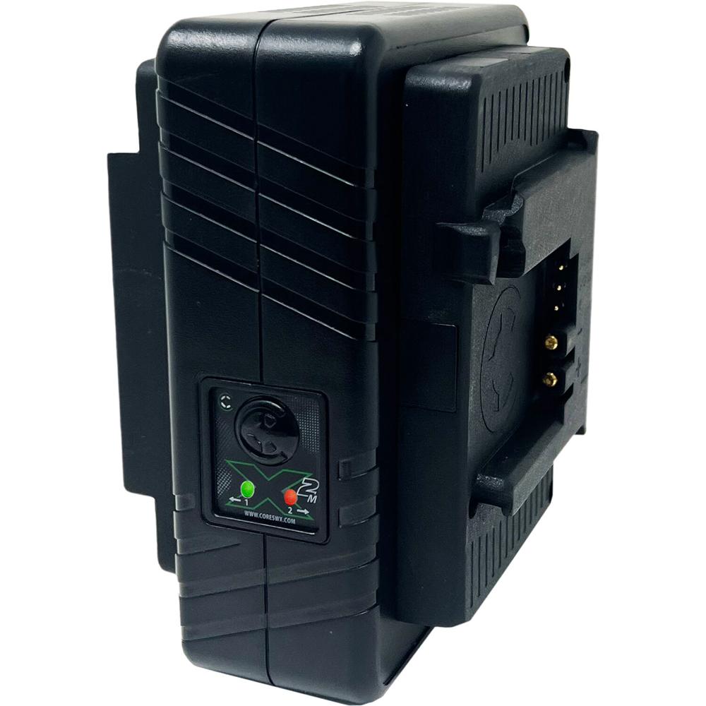 Core SWX GPM-X2B Cargador de Baterías Dual de Viaje (B-Mount) - Carga Simultánea 1.5A, C