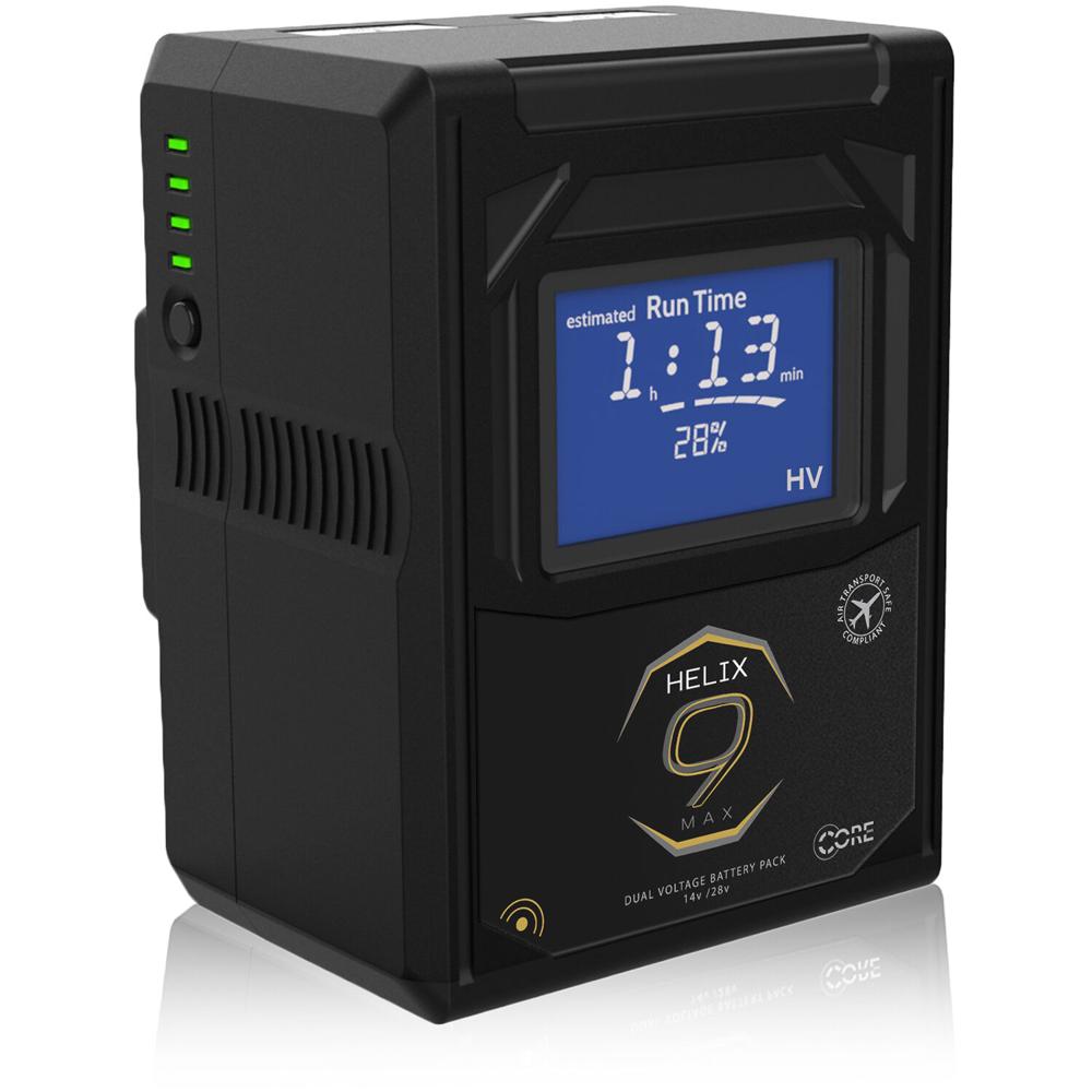 Core SWX Helix Max Batería de Litio-Ion 98Wh Gold Mount - Doble Voltaje 14V y 28V, 20A a