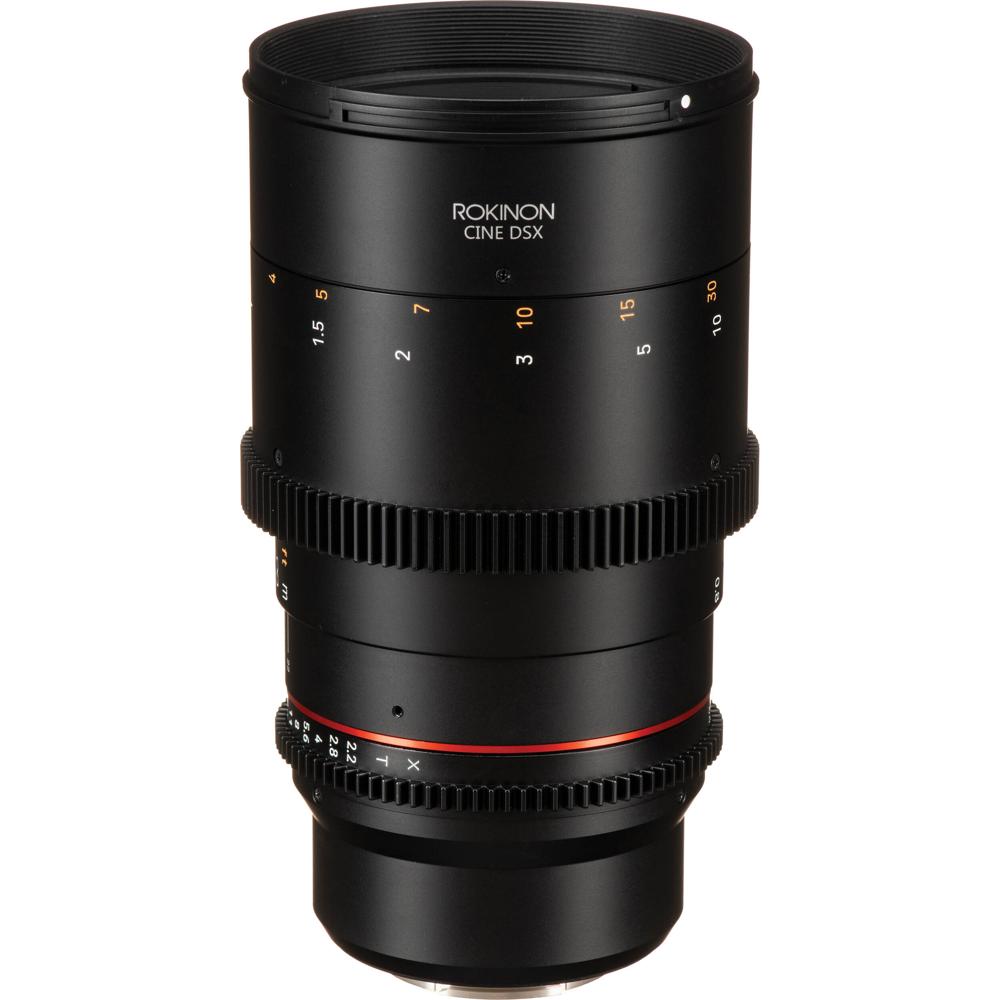 Rokinon 135mm T2.2 DSX Cine Lens para FUJIFILM X - Lente de Cine Sellada, Iris de 9 Palas,