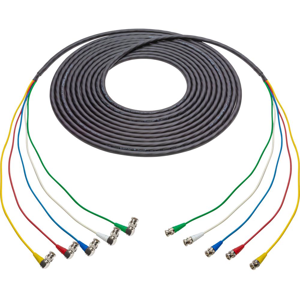 Laird Digital Cinema Cable BNC 4855R 12G-SDI 15' 4K UHD - Conectores BNC Macho, 75 Ohms, 2
