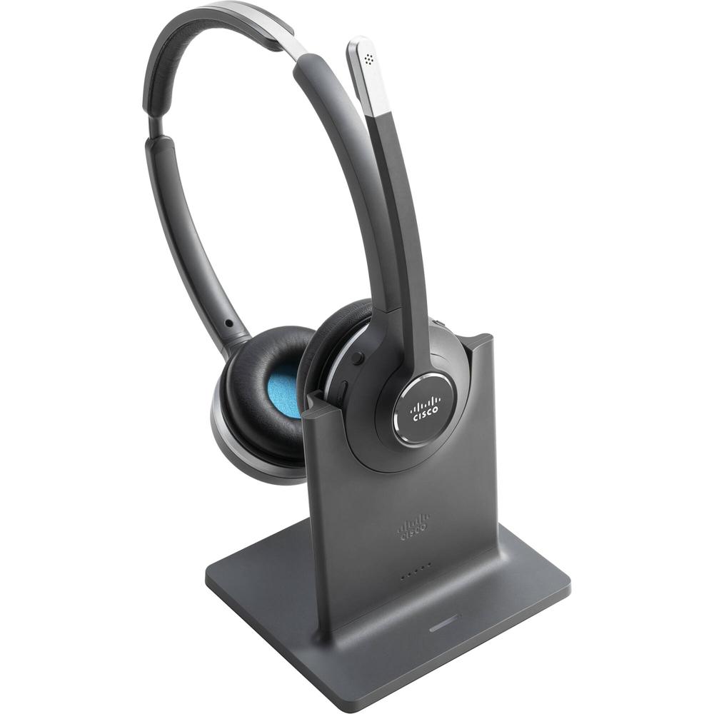 Cisco 562 Auricular Estéreo Inalámbrico DECT 6.0 con Micrófono Ajustable y Controles en