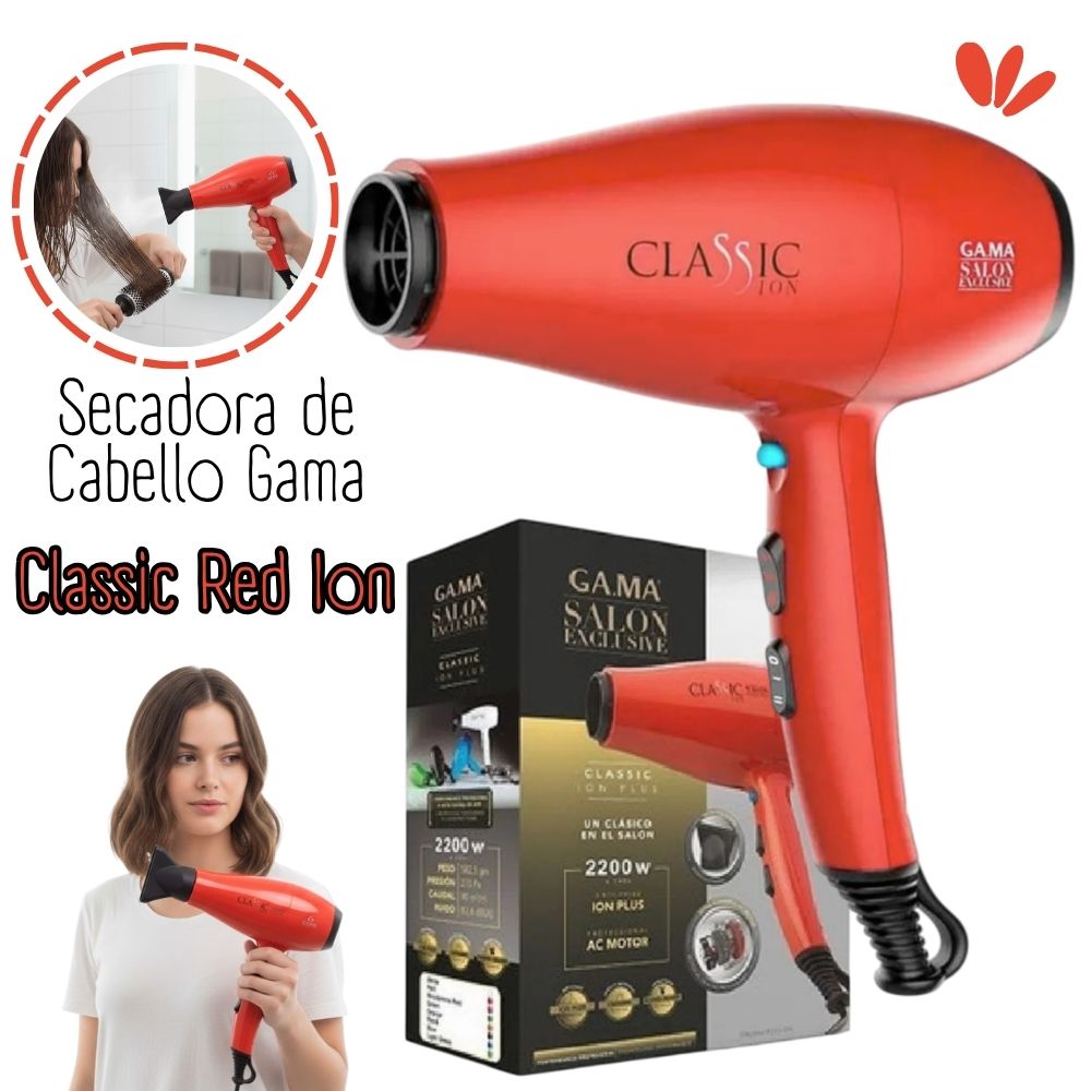 Secadora de cabello Gama Salon Exclusive Classic Ion 2200 watts