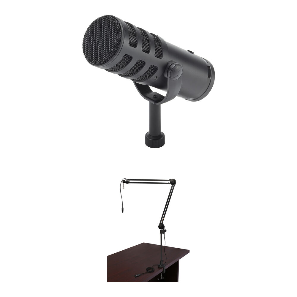 Samson Q9U Mic Kit con Boom Arm y Cable XLR