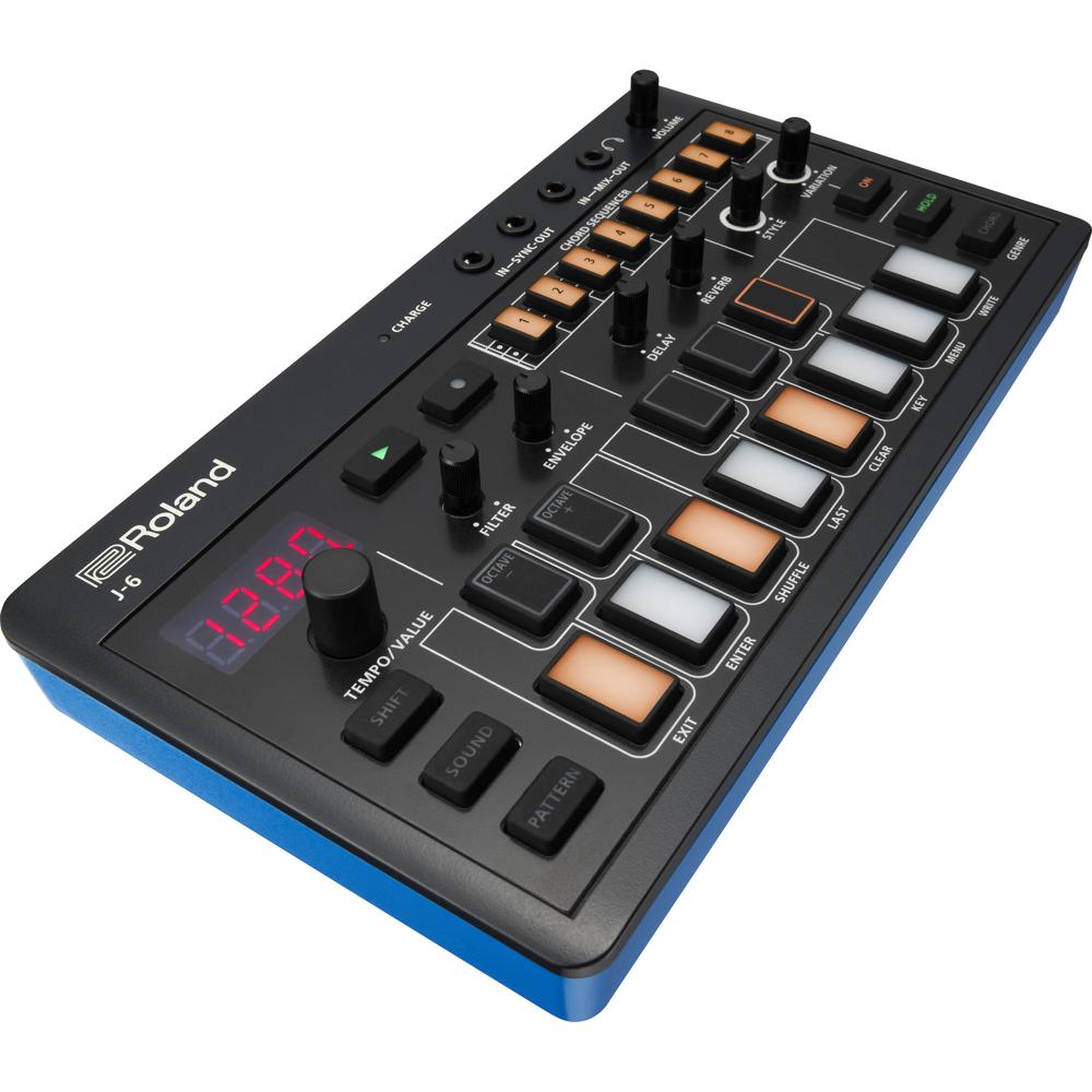 Roland AIRA Compact J-6 Sintetizador de Acordes - 4 Voces, Secuenciador de 64 Pasos, Efect