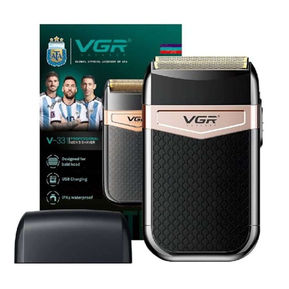 Afeitadora Shaver Vgr V-331 Inalambrica Doble Hoja