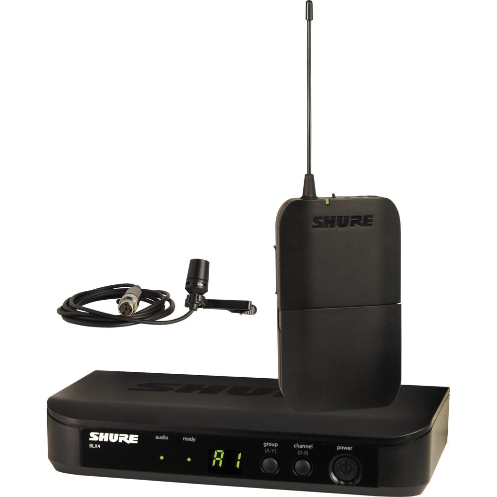 Shure BLX14/CVL Sistema Inalámbrico de Micrófono Lavalier Cardioide H11 (572 a 596 MHz)
